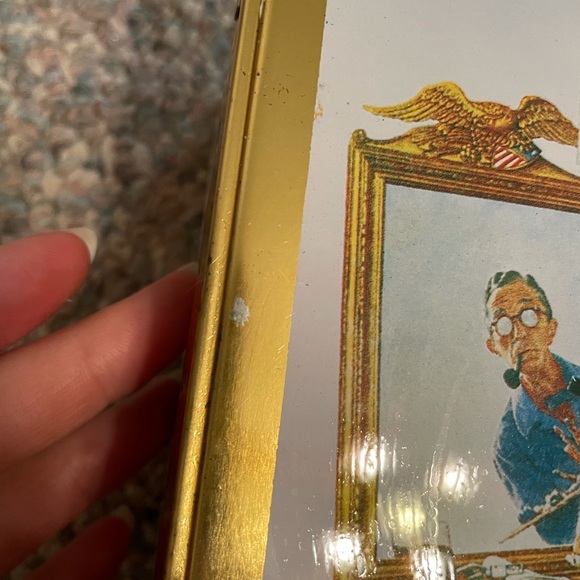 Vintage 1994 Norman Rockwell tin Exclusively for Case Manufacturing Co. - Picture 2 of 11